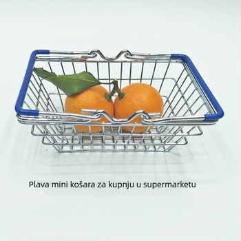 Mini kovani koš za pohranu djece, dekorativan, višebojan, srednje veličine