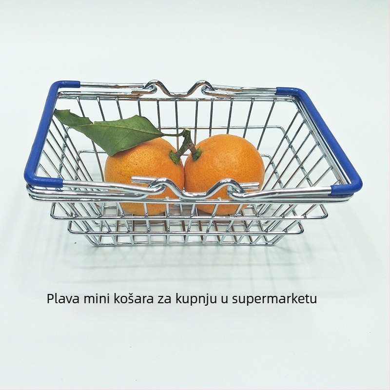Mini kovani koš za pohranu djece, dekorativan, višebojan, srednje veličine