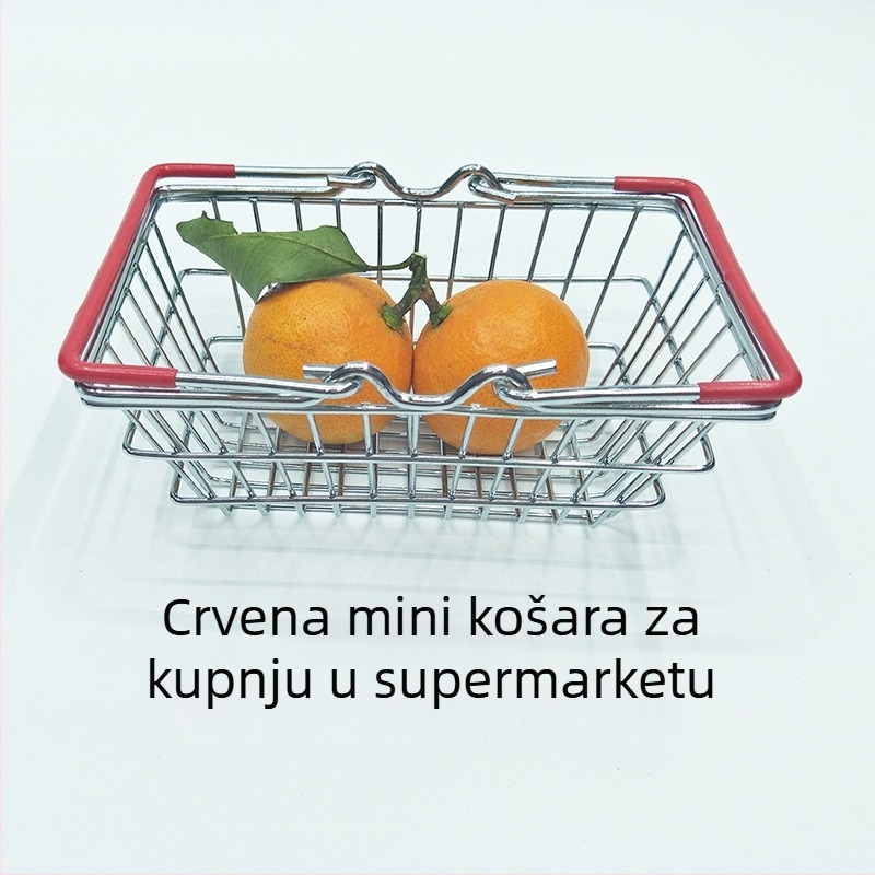 Mini kovani koš za pohranu djece, dekorativan, višebojan, srednje veličine