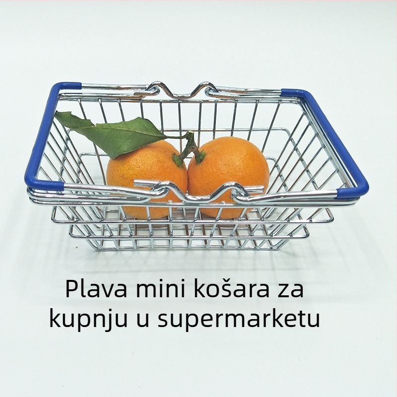 Mini kovani koš za pohranu djece, dekorativan, višebojan, srednje veličine