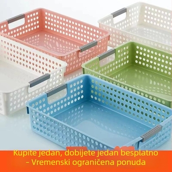 Plastični stolni koš za pohranu za kuhinju i dnevni boravak — A4 dokumenti, igračke i grickalice