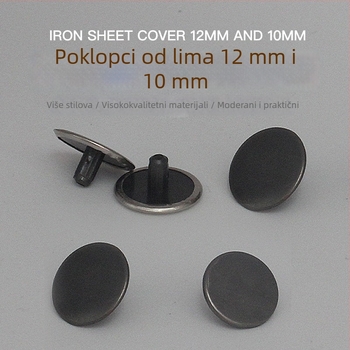 Trostruki dekorativni poklopac za namještaj i kružni zatvarač prašine za otvore, za 10 mm/12 mm ekscentricni kotačić