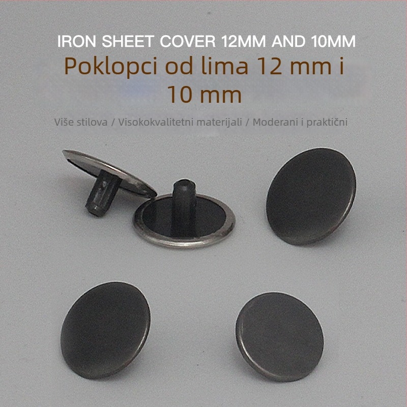 Trostruki dekorativni poklopac za namještaj i kružni zatvarač prašine za otvore, za 10 mm/12 mm ekscentricni kotačić
