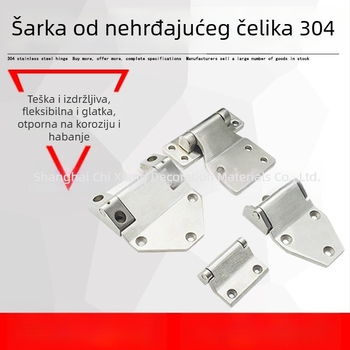 Težak nehrđajući čelični šarka za industrijsku opremu i ormariće