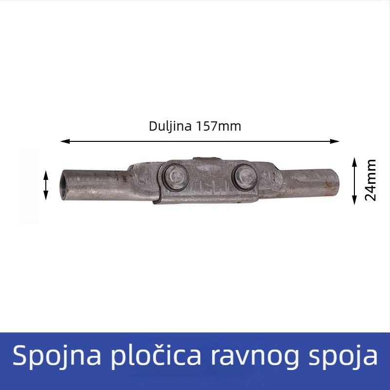 Ravan spojni zglob za sklopive fotelje i kauč — podešavanje ugla, kopča za spoj, elektroplatinirana zavarna cijev