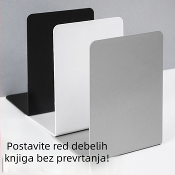 Plastični držači za knjige za stolni dio, dijeljivač knjiga, organizator radnog stola
