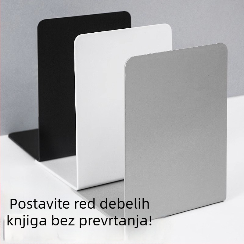 Plastični držači za knjige za stolni dio, dijeljivač knjiga, organizator radnog stola