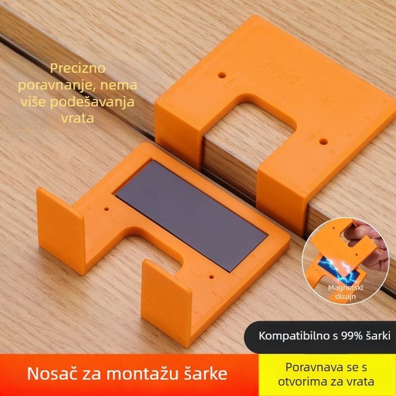 Univerzalna debela magnetska nosač za šarke ormarića