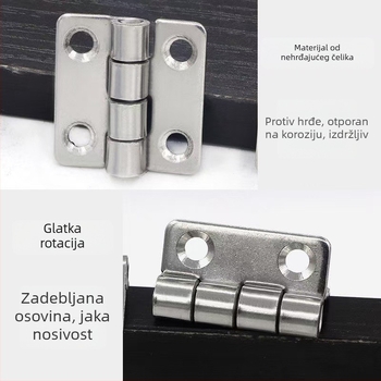 Set panti od nehrđajućeg čelika 304 za vrata i prozore – univerzalni, debeli, za ravno otvaranje i preklop