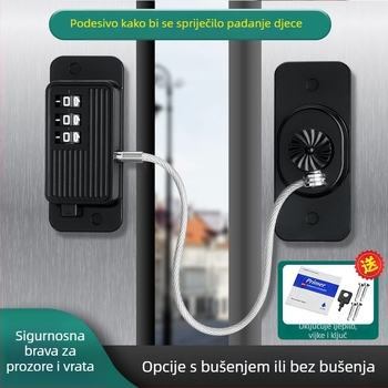 Kombinacijska brava bez bušenja za prozore i kućanske uređaje