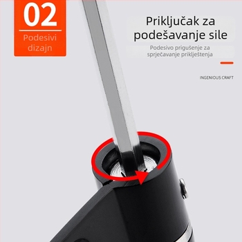 Skriti šarniri za vrata s hidrauličkim amortizerom, opružni mehanizam od nehrđajućeg čelika, automatsko zatvaranje, tamni završetak