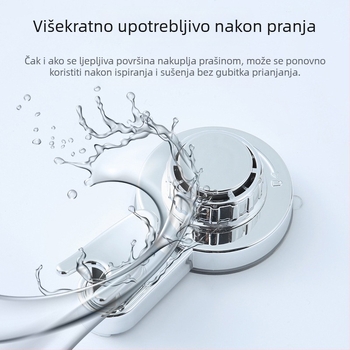 Zidna kuka s vakuumom, bez bušenja, snažna jednokuka, za kuhinju i kupaonicu, bez tragova na vratima