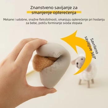 Dječje cipelice za bebe i malu djecu s flis podstavom, debele zimske cipelice s protukliznom potplatom, 12–36 mjeseci