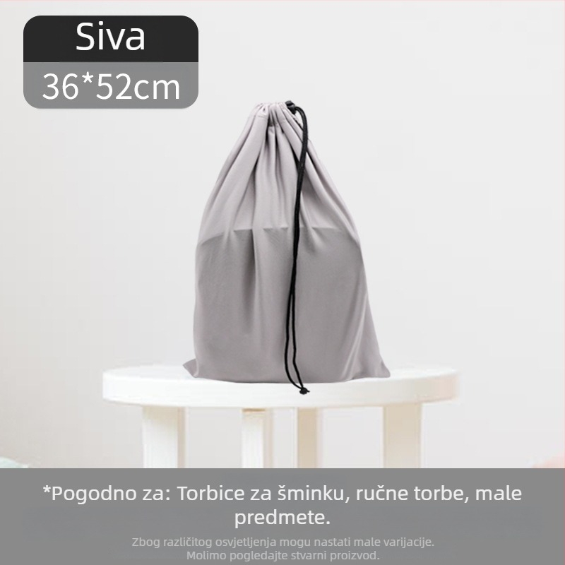 Velika izdržljiva putna torba s vrpcom, otpornost na prašinu – zatvorena, za ručnu prtljagu