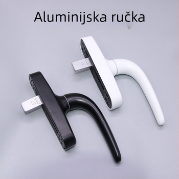 Aluminijska ručka za vrata i prozore, za prozore s unutarnjim otvaranjem