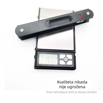 90 mm kuka-ključavka za klizna vrata i prozore, od aluminijske legure i nehrđajućeg čelika, dvostrana