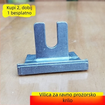 Ručka i vilica za prozore s unutarnjim otvaranjem, s centralno ugrađenom ručkom i vilicom, hardverski dodaci