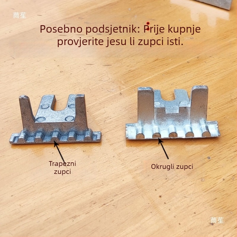 Ručka i vilica za prozore s unutarnjim otvaranjem, s centralno ugrađenom ručkom i vilicom, hardverski dodaci