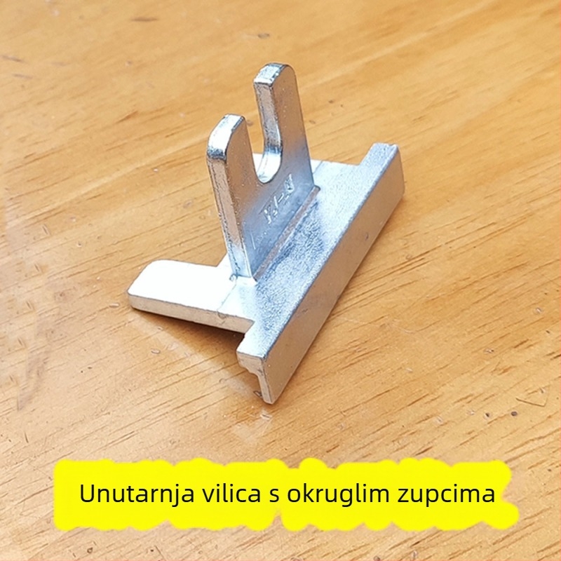 Ručka i vilica za prozore s unutarnjim otvaranjem, s centralno ugrađenom ručkom i vilicom, hardverski dodaci