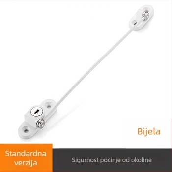 Zaključavanje prozora od aluminijske legure za aluminijsko-plastične klizne prozore, zaštita od pada, dječji sigurnosni ograničivač