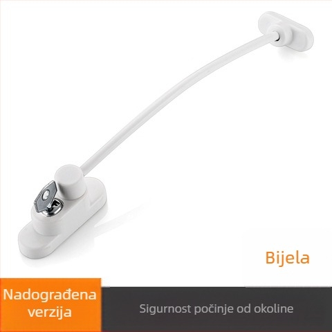 Zaključavanje prozora od aluminijske legure za aluminijsko-plastične klizne prozore, zaštita od pada, dječji sigurnosni ograničivač