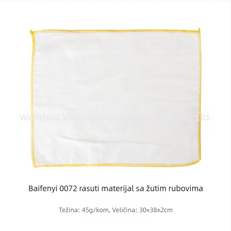 Dvostrano debela mikrovlaknast krpa za suđe od bambusovih vlakana, bez dlačica, izuzetno upijajuća, otporna na masnoće