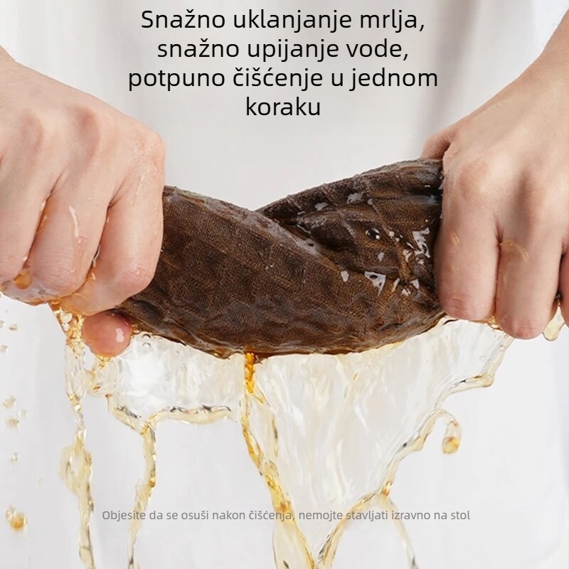 Kućna krpa s vafl uzorkom, ekstra velika, za čišćenje stakla, upija vodu, debela, bez ulja, krpa za čišćenje