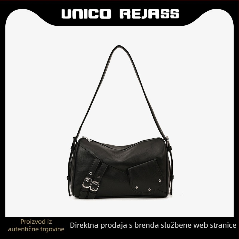 Ženska PU tote torba s Crossbody remenom, jesenji casual stil, premium biker stil, srednja veličina