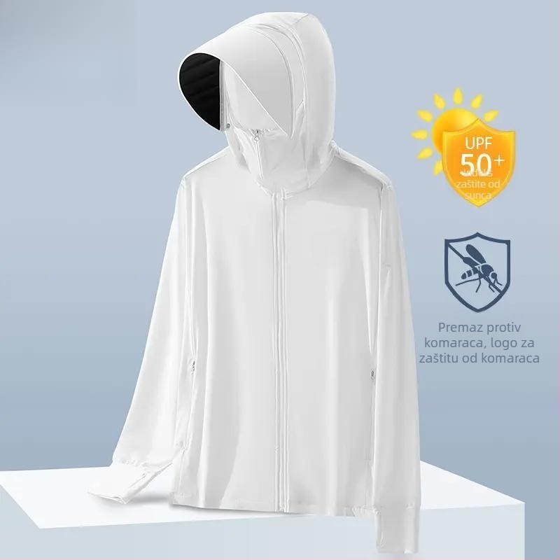 Ice Silk UV zaštitna majica za muškarce, proljeće–ljeto, vanjska zaštita od komaraca za parove