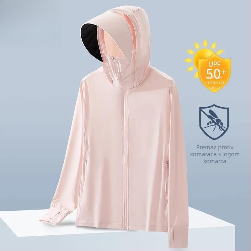 Ice Silk UV zaštitna majica za muškarce, proljeće–ljeto, vanjska zaštita od komaraca za parove
