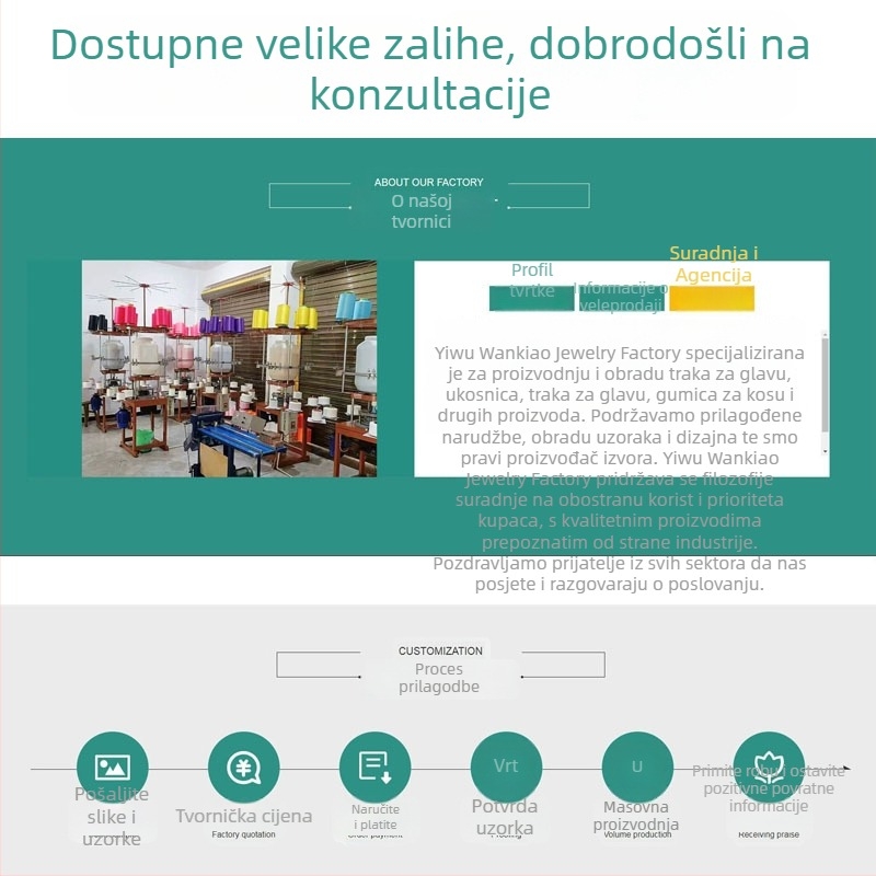 Dječja gumica za kosu s Miki Mišem, mekana flanel, šljokice i mašna