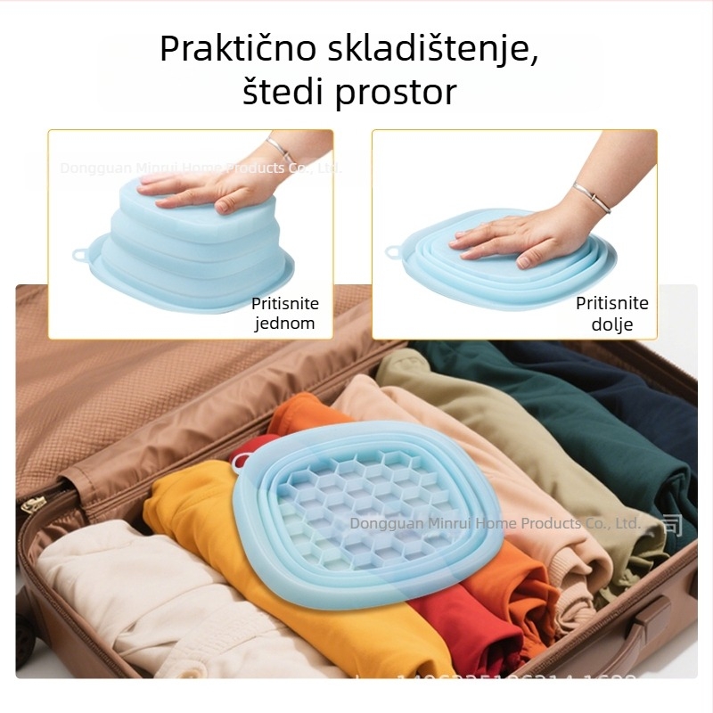 Sklopiva silikonska posuda za lice – hlađenje ledom i terapija ledom