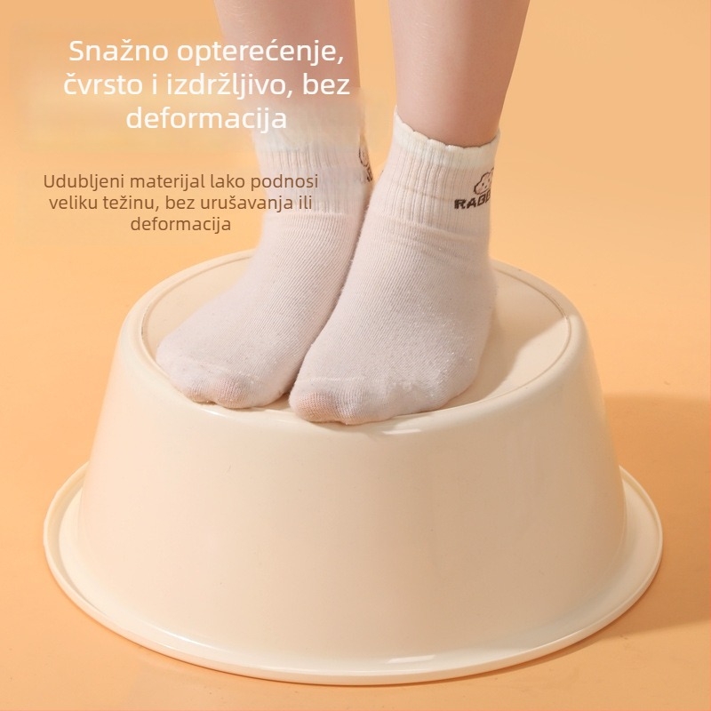 Debeli plastični višenamjenski umivaonik za kućnu upotrebu – posuda za pranje povrća, kupanje bebe, pranje stopala i lica