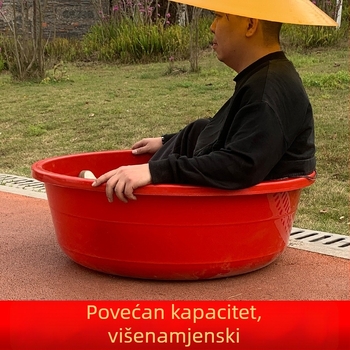 Veliki plastični lavor za lice i pranje rublja, debeli, ekstra veliki za kupanje