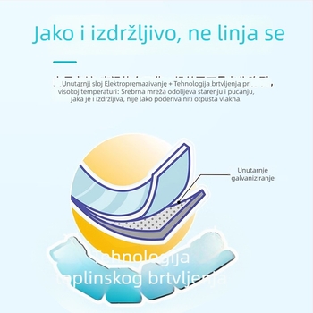 Miaojie Krpa za suđe od čelične žice s debelom srebrnom žičnom kuglom – kuhinjska krpa za čišćenje posuđa i tava