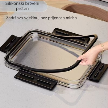 Kutija za čuvanje hrane za voće, prozirna zatvorena kutija za hladnjak i zamrzivač, velika zapremina za zamrznutu hranu i kimchi
