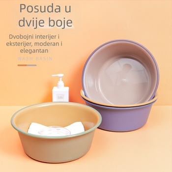Deblj višenamjenski plastični bazen – veliki, srednji i mali; plastični za lice, pranje rublja, povrća i pranje stopala