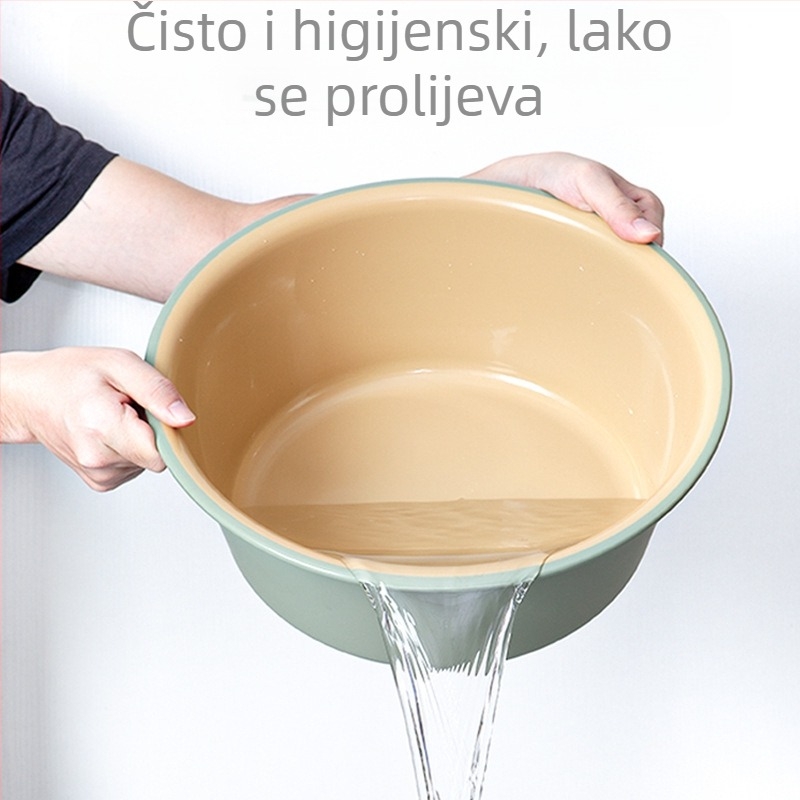 Deblj višenamjenski plastični bazen – veliki, srednji i mali; plastični za lice, pranje rublja, povrća i pranje stopala