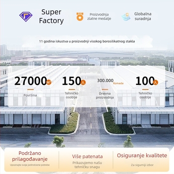 Staklena posuda za čuvanje žitarica s poklopcem od 304 nehrđajućeg čelika, okrugla, 800–1000 ml, mikrovalna sigurnost, moderan minimalistički stil