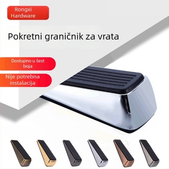 Podno montirani anti-udarni vrata stop s locatorom, od cinkovog legura