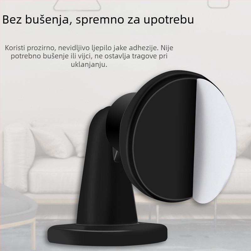 Bez bušenja, silikonski zaustavljač vrata s ljepilom, tih, zaštita od udara za spavaću sobu