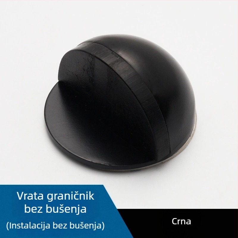 Stoper za vrata bez bušenja, gumeni stoper za vrata od stakla u kupaonici, protiv krađe, novi model bez rupa, oblik kornjače