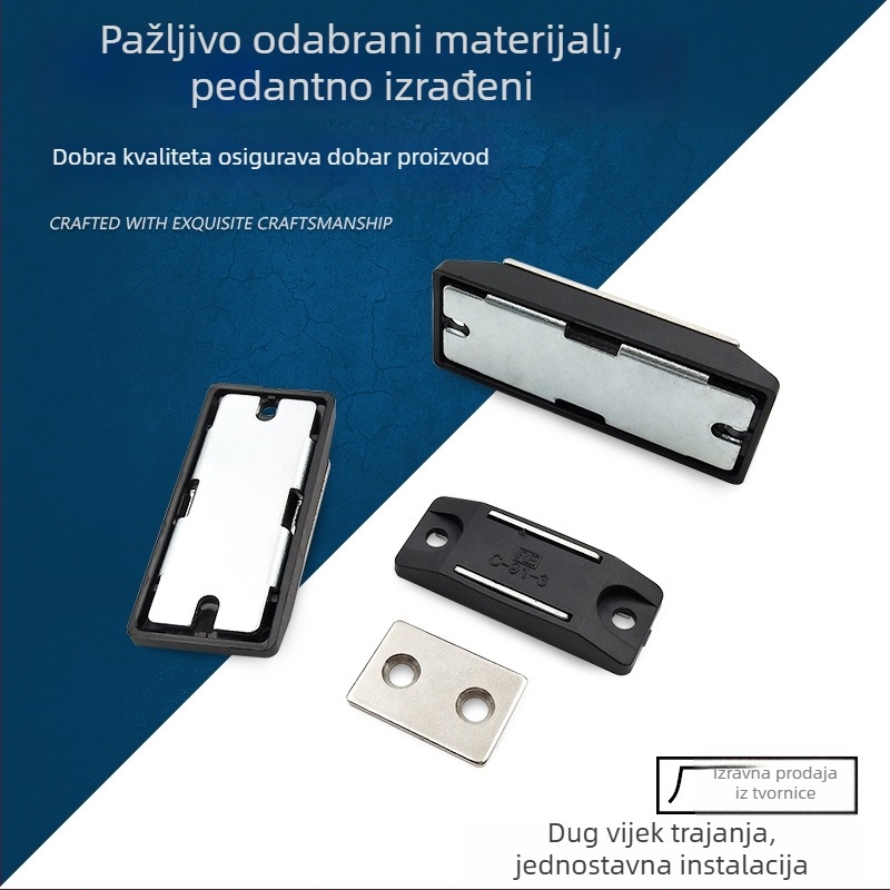 Plastični tanak magnetski magnet za vrata ormara, snažna privlačna snaga, model C-91-1/2/3