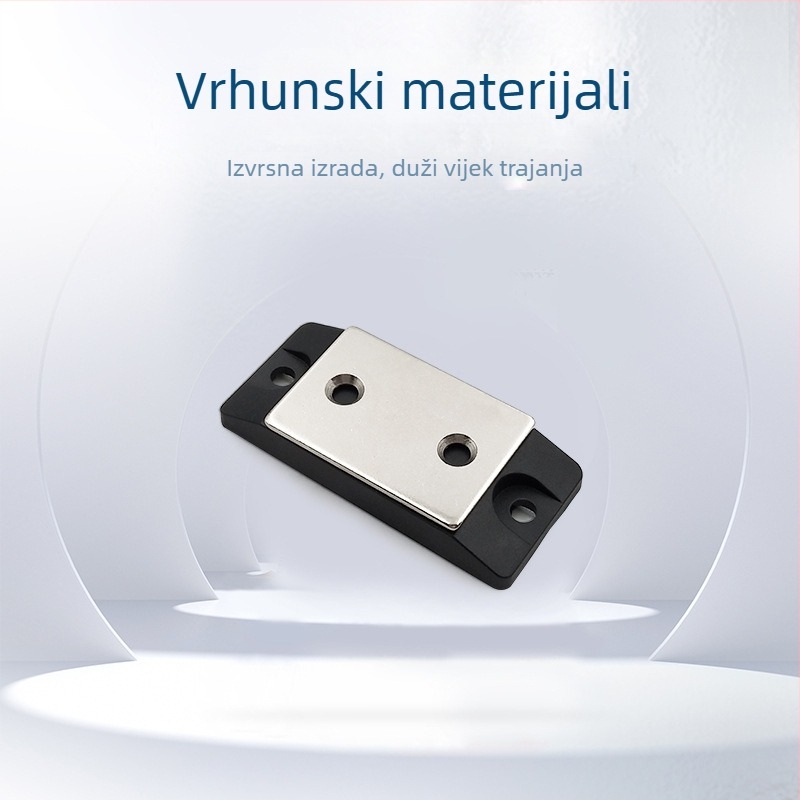 Plastični tanak magnetski magnet za vrata ormara, snažna privlačna snaga, model C-91-1/2/3