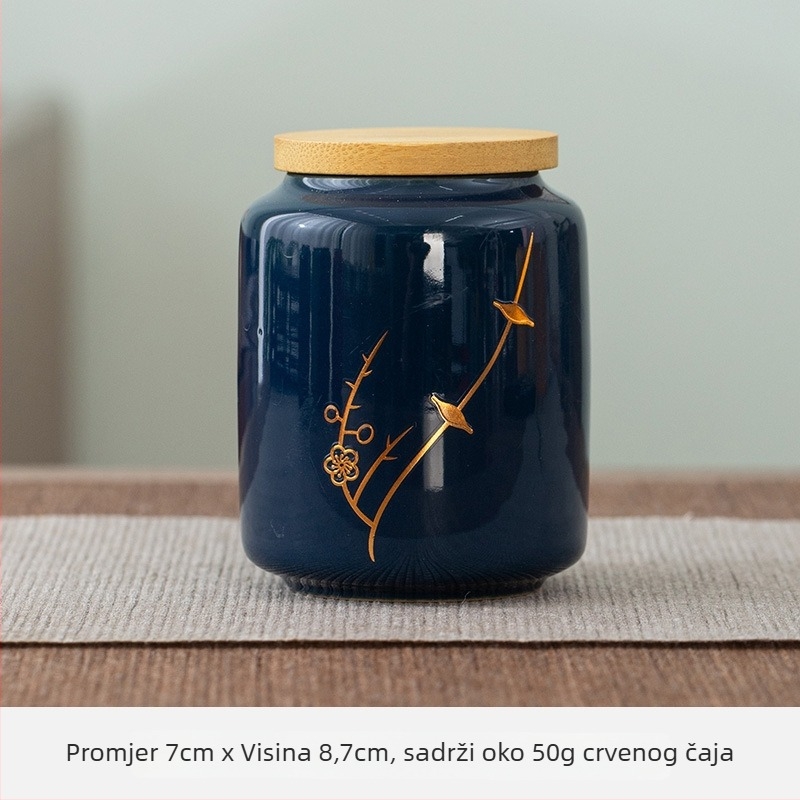 Prenosni kameninski čajni lonac, za putovanja i kućnu upotrebu, retro stil, otporan na vlagu i zatvoren