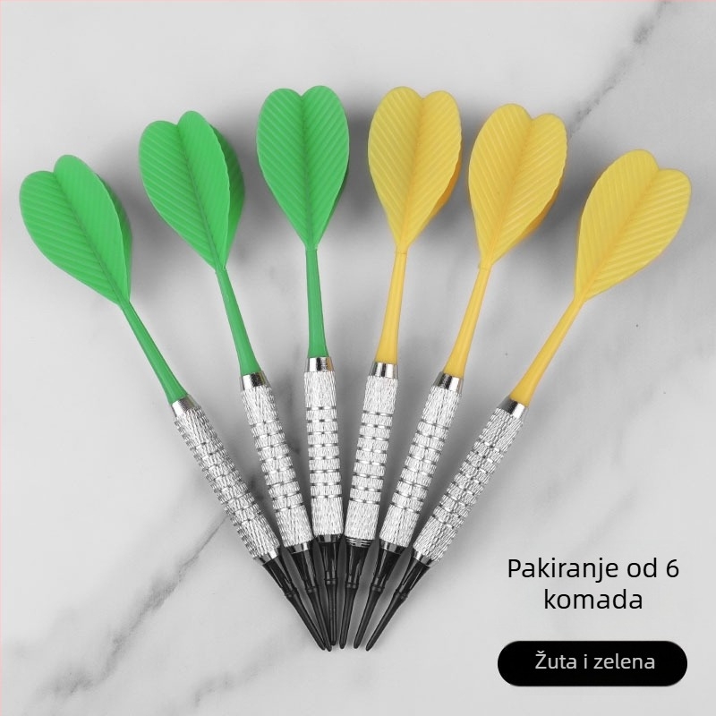 13 g meki darts s otpornim plastičnim vrhovima za trening i kućnu zabavu