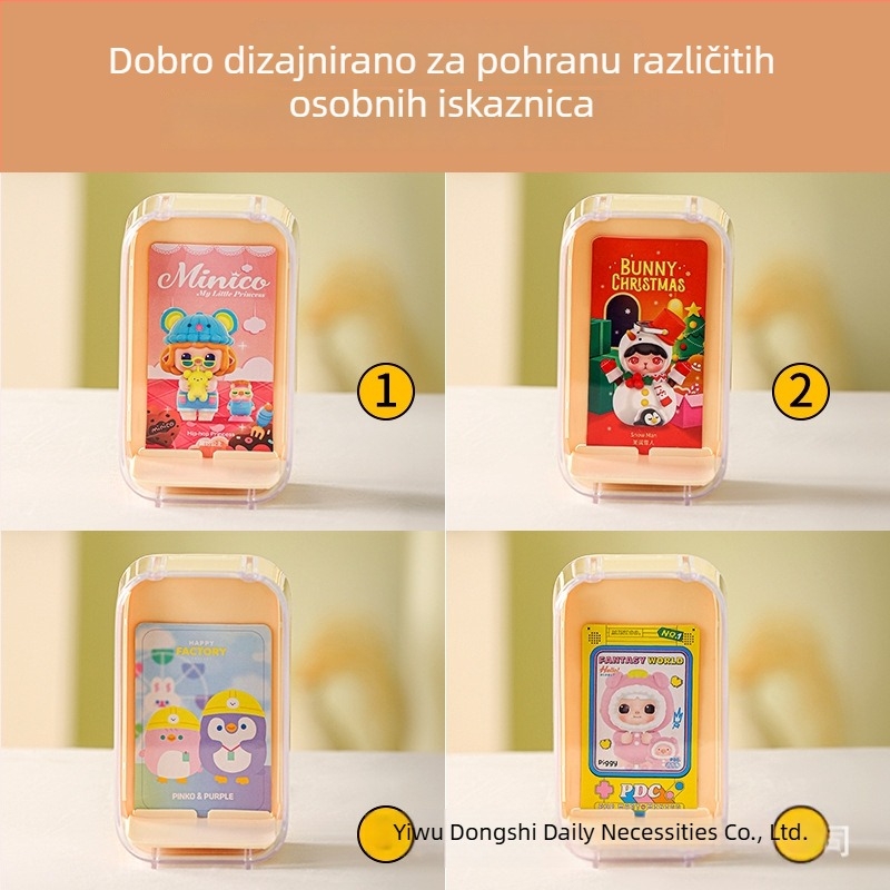 Proziran akrilni stolni okvir za Popmart Blind Box figure – prikaz i skladištenje