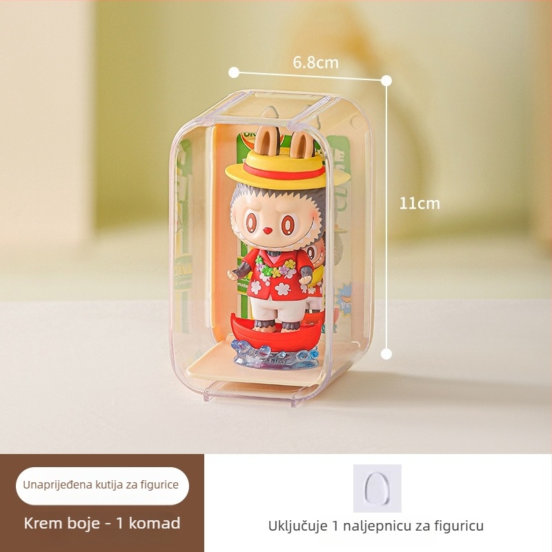 Proziran akrilni stolni okvir za Popmart Blind Box figure – prikaz i skladištenje
