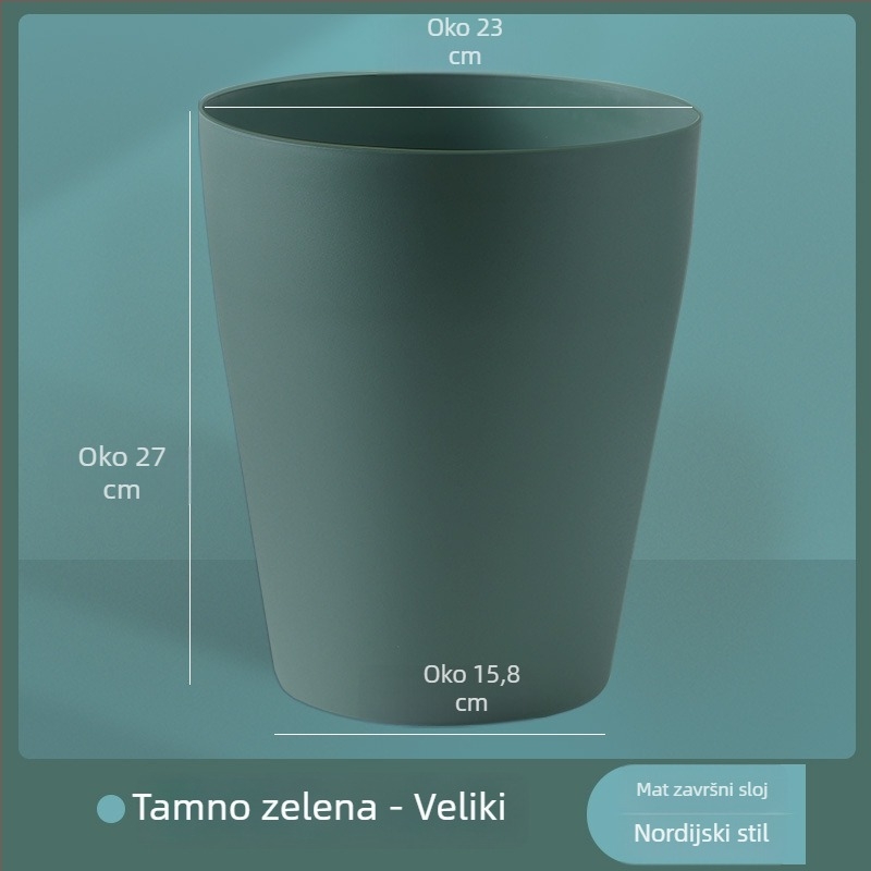 Kanta za otpad za dom i ured, mala kuhinjska kanta, za spavaću sobu i dnevnu sobu, vanjska upotreba, kapacitet 12 L
