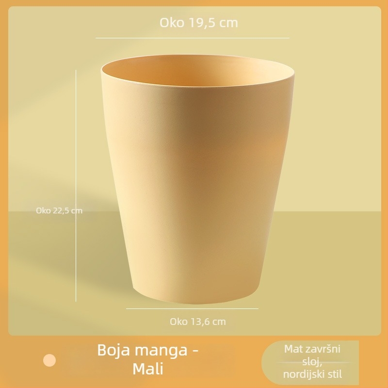 Kanta za otpad za dom i ured, mala kuhinjska kanta, za spavaću sobu i dnevnu sobu, vanjska upotreba, kapacitet 12 L